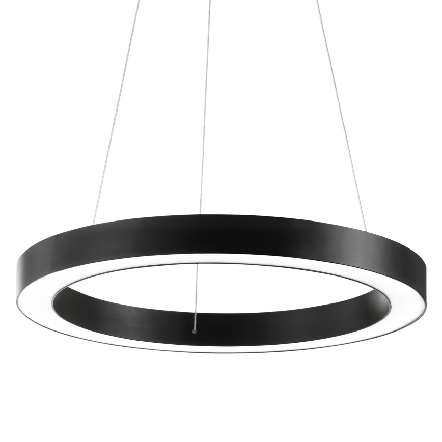 Ideal Lux - LED luster na sajli ORACLE LED/33W/230V 3000K prečnik 60 cm CRI 90 crna