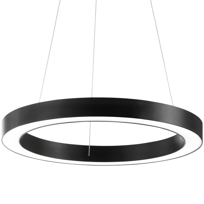 Ideal Lux - LED luster na sajli ORACLE LED/35W/230V 3000K prečnik 70 cm CRI 90 crna