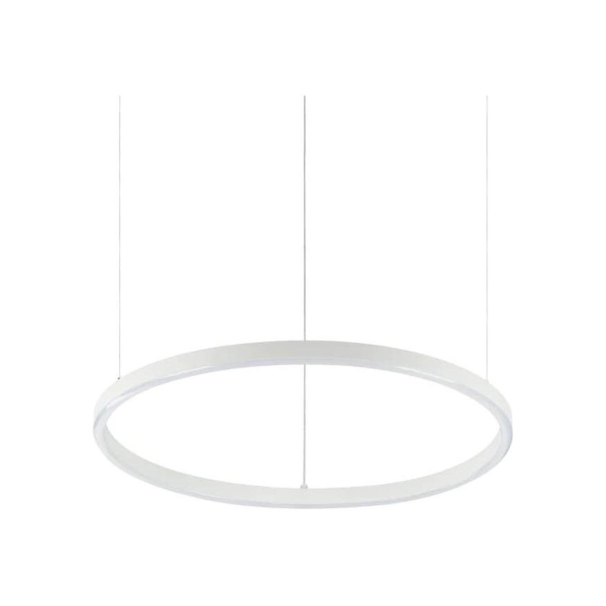 Ideal Lux - LED prigušiva viseći luster na sajli ORACLE SLIM LED/28W/230V 3000K CRI 90 preč. 50 cm bela