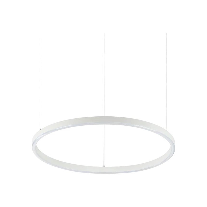 Ideal Lux - LED luster na sajli ORACLE SLIM, 29 W, 230 V, 2700 K, CRI 90, prečnik 50 cm, bela
