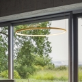 Ideal Lux - LED luster na sajli ORACLE SLIM LED/29W/230V 3000K CRI 90 prečnika 50 cm zlatna