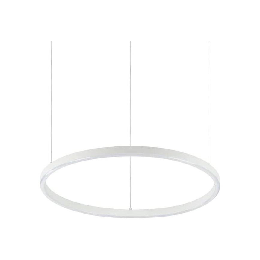 Ideal Lux - LED luster na sajli ORACLE SLIM LED/29W/230V 4000K CRI 90 prečnik 50 cm bela