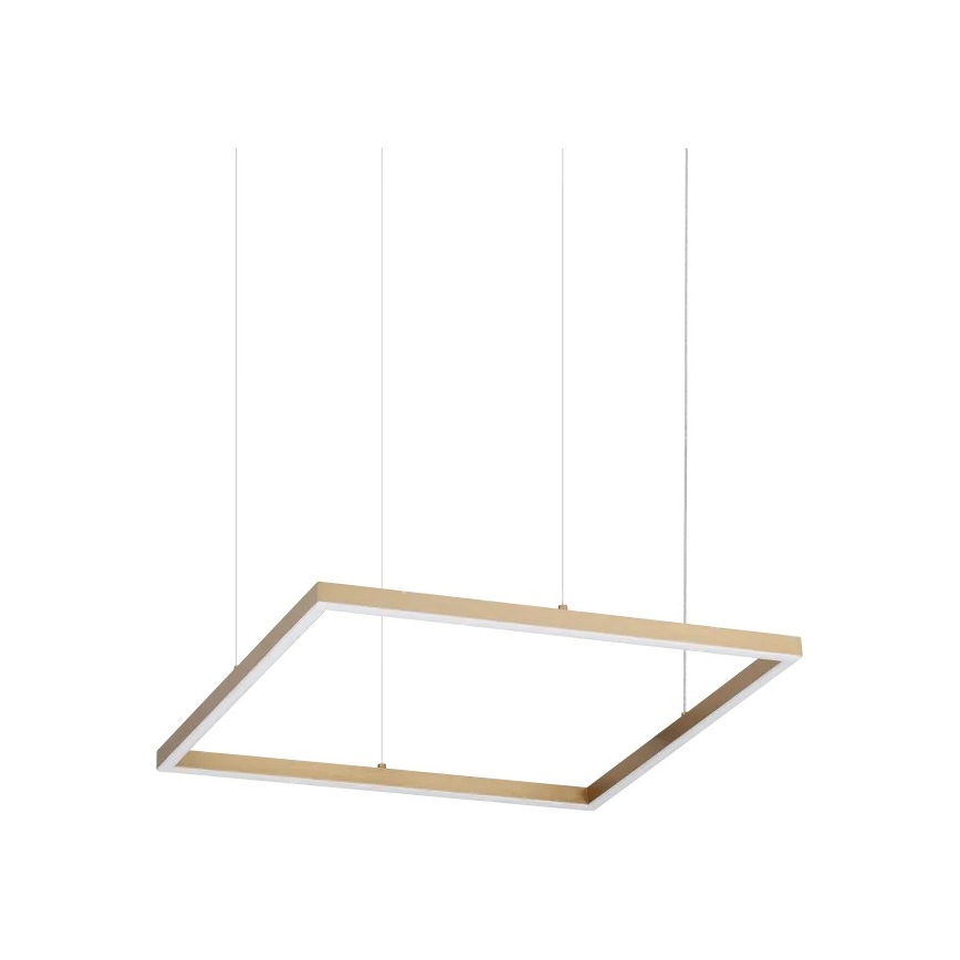 Ideal Lux - LED luster na sajli ORACLE SLIM LED/33W/230V 3000K CRI 90 50x50 cm zlatna