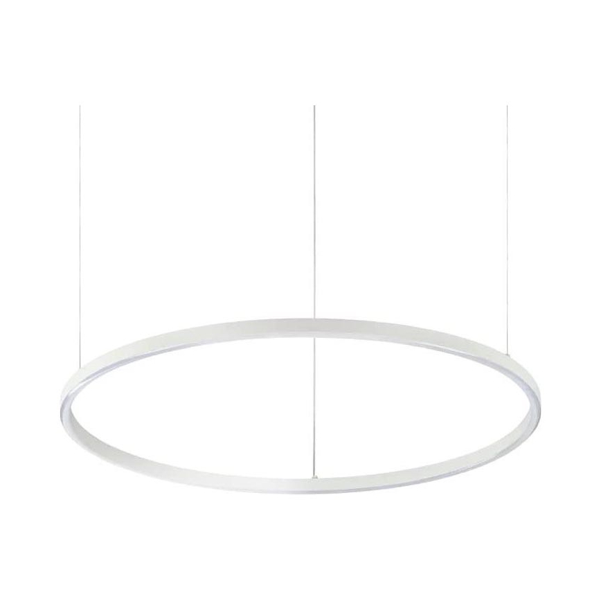 Ideal Lux - LED luster na sajli ORACLE SLIM LED/37W/230V 4000K CRI 90 prečnik 70 cm bela
