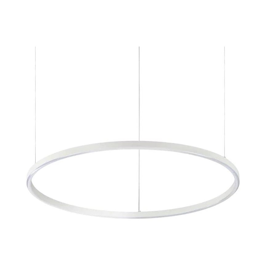 Ideal Lux - LED prigušiva luster na sajli ORACLE SLIM LED/40W/230V 3000K CRI 90 prečnik 70 cm bela