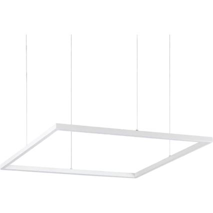 Ideal Lux - LED luster na sajli ORACLE SLIM LED/44W/230V 3000K CRI 90 70x70 cm bela