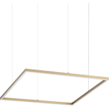 Ideal Lux - LED luster na sajli ORACLE SLIM LED/44W/230V 3000K CRI 90 70x70 cm zlatna