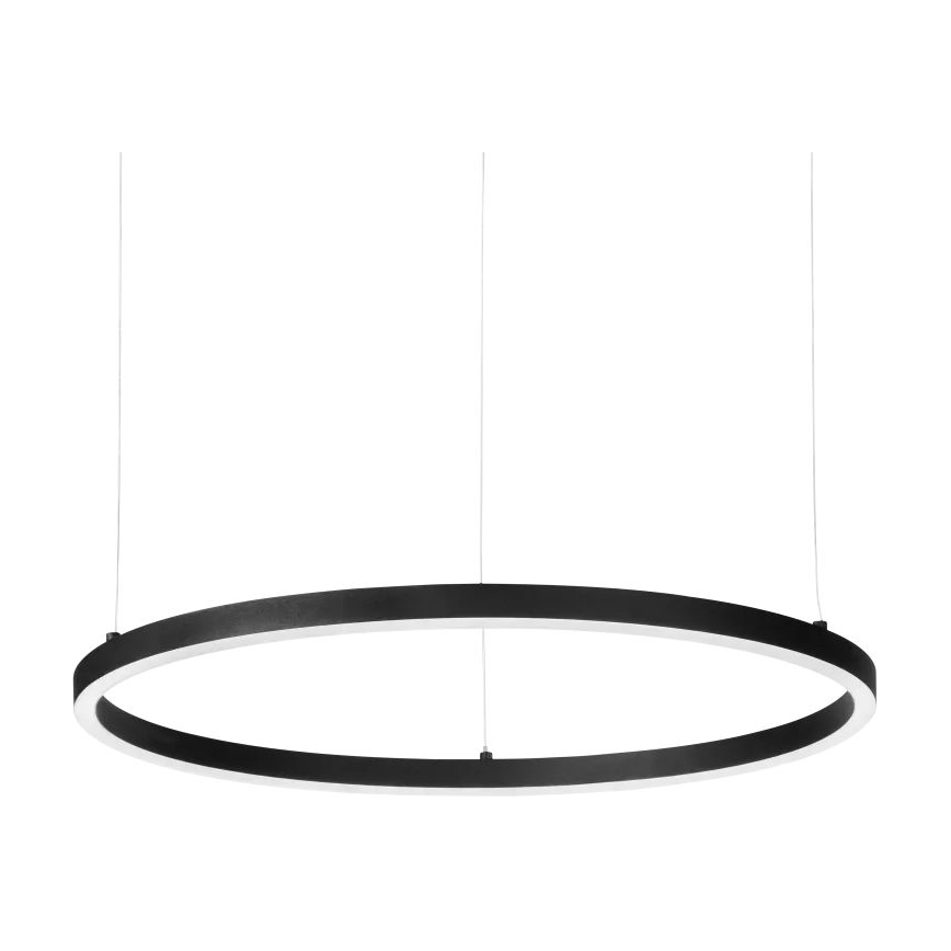 Ideal Lux - LED luster na sajli ORACLE SLIM LED/53W/230V 2700K CRI 90 preč. 90 cm crna