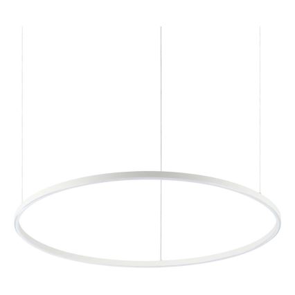 Ideal Lux - beli LED luster na sajli ORACLE SLIM LED/53W/230V 4000K CRI 90, prečnik 90 cm