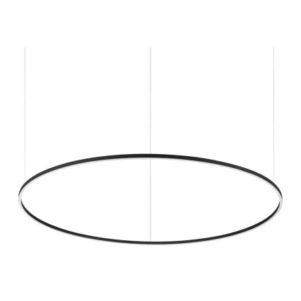 Ideal Lux - LED prigušiva luster na sajli ORACLE SLIM LED/77W/230V 3000K CRI 90 prečnik 150 cm crna