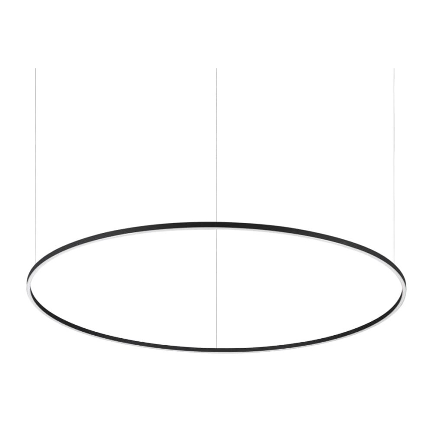 Ideal Lux - LED prigušiva luster na sajli ORACLE SLIM LED/77W/230V 3000K CRI 90 prečnik 150 cm crna