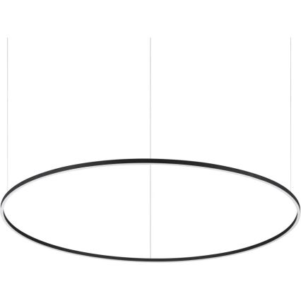 Ideal Lux - LED luster na sajli ORACLE SLIM LED/83W/230V 2700K CRI 90 prečnik 150 cm crna