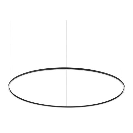 Ideal Lux - LED luster na sajli ORACLE SLIM LED/83W/230V 4000K CRI 90 prečnik 150 cm crna