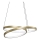 Ideal Lux - LED luster na sajli OZ LED/38W/230V, prečnik 40 cm, CRI 90, zlatna