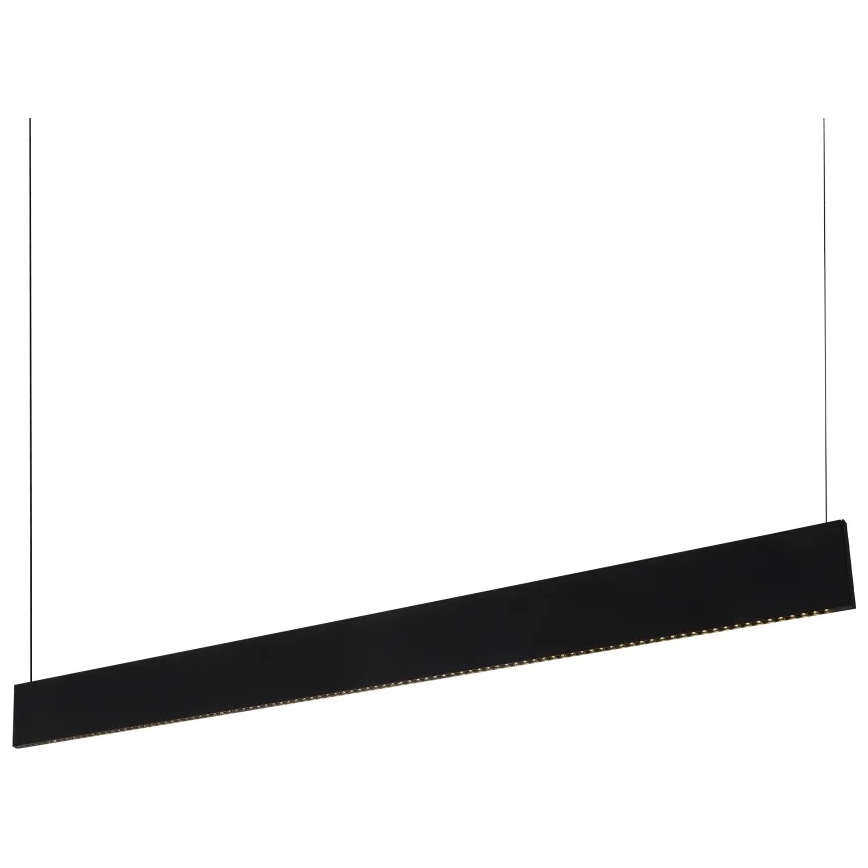 Ideal Lux - LED luster na sajli STEEL LED/24W/230V 3000K CRI 90 120 cm crna