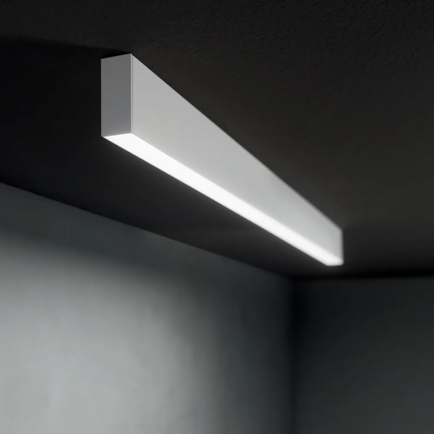 Ideal Lux - LED luster na sajli STEEL LED/29W/230V 4000K CRI 90 120 cm bela