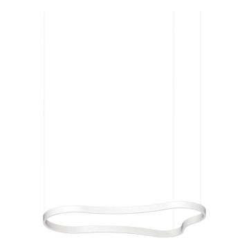Ideal Lux - LED luster na sajli WAVES LED/45W/230V CRI 90 bela
