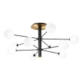 Ideal Lux - LED luster na šipci COSMOPOLITAN 10xG9/3W/230V prečnik 124 cm crna