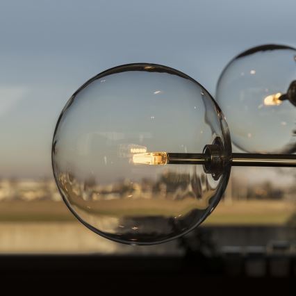 Ideal Lux - LED luster na stalku EQUINOXE 12xG4/2W/230V prečnik 124 cm sjajni hrom/prozirno