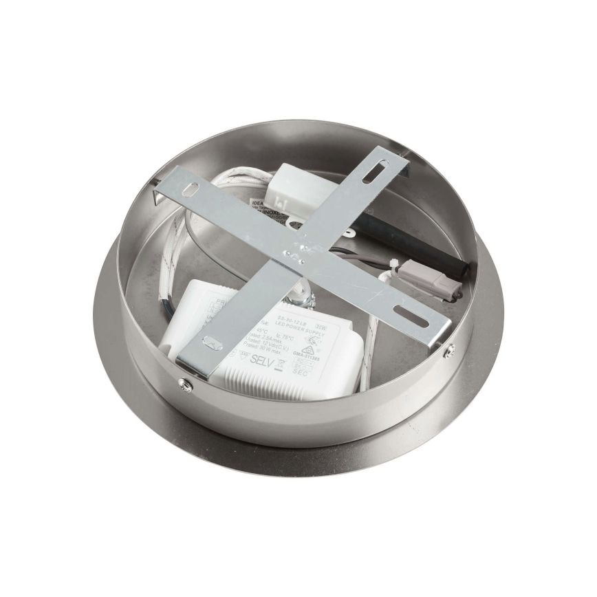 Ideal Lux - LED luster na stalku EQUINOXE 12xG4/2W/230V prečnik 124 cm sjajni hrom/prozirno