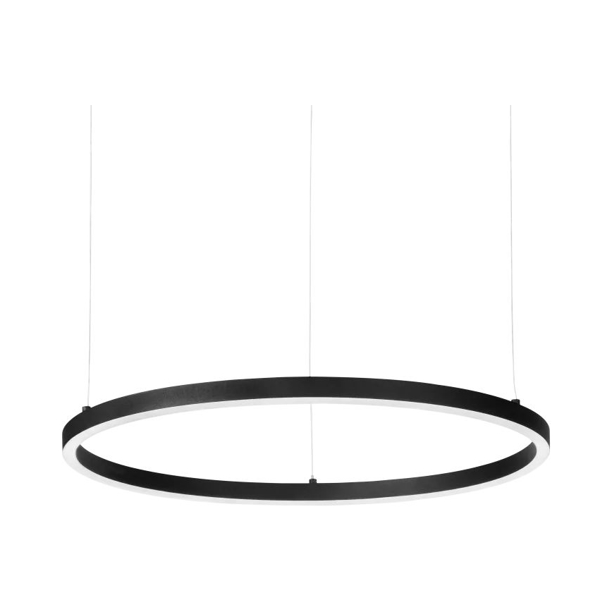Ideal Lux - LED prigušiva luster na sajli ORACLE SLIM LED/40W/230V 4000K prečnik 70 cm CRI 90 crna