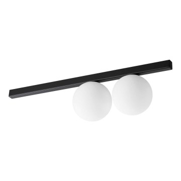 Ideal Lux - LED plafonska svetiljka BINOMIO 2xG9/3W/230V crna