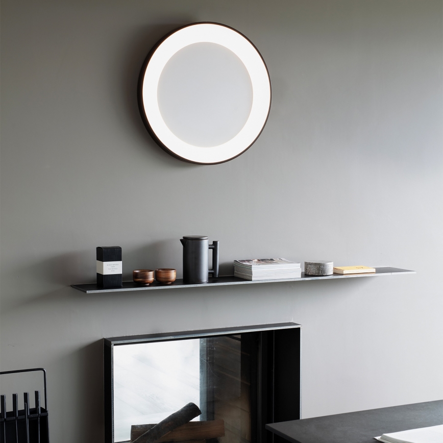 Ideal Lux - LED plafonska svetiljka PLANET LED/20W/230V CRI 90 prečnik 40 cm crna