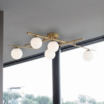 Ideal Lux - LED plafonski luster ATLAS 5xG9/3W/230V zlatna