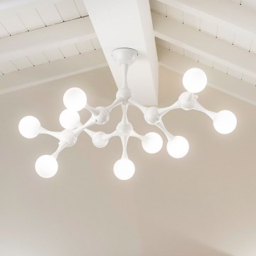 Ideal Lux - LED plafonski luster NODINO 9xG9/3W/230V bela