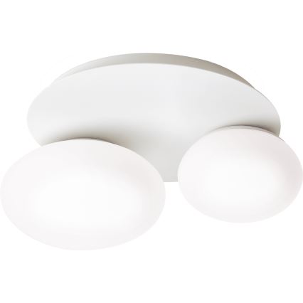 Ideal Lux - LED plafonsko svetlo NINFEA 2xGX53/9W/230V belo