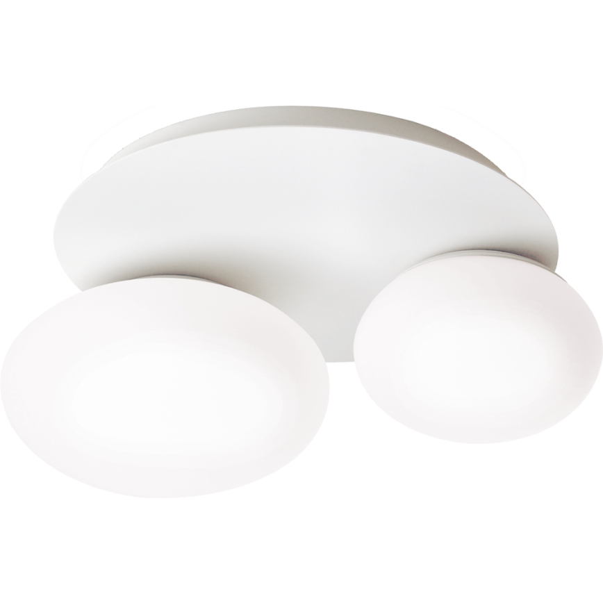 Ideal Lux - LED plafonsko svetlo NINFEA 2xGX53/9W/230V belo