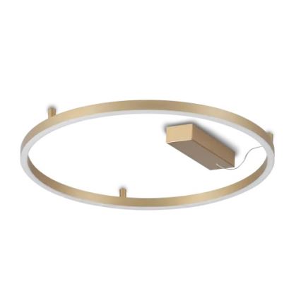 Ideal Lux - LED plafonsko svetlo ORACLE SLIM LED/29W/230V 3000K CRI 90 prečnik 50 cm zlatna