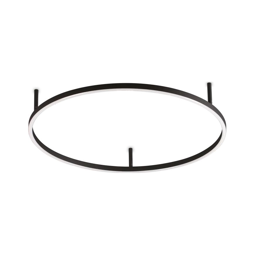 Ideal Lux - LED stropna svetiljka ORACLE SLIM LED/37W/230V 2700K CRI 90 prečnik 70 cm crna