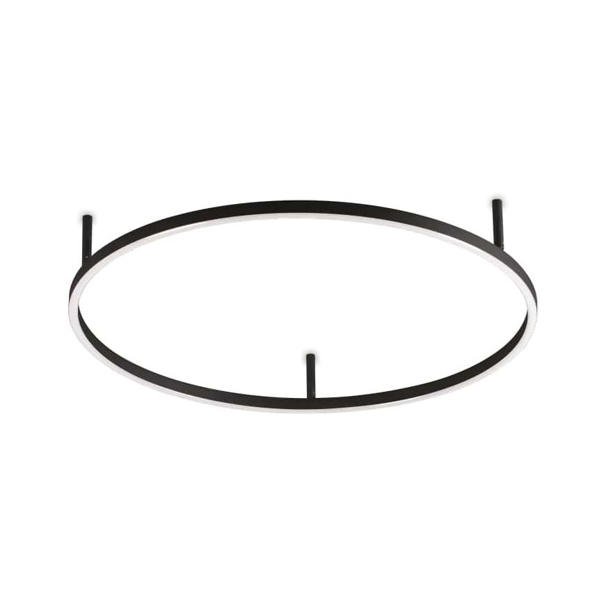 Ideal Lux - LED stropno svetlo ORACLE SLIM LED/37W/230V 3000K CRI 90 prečnik 70 cm crna