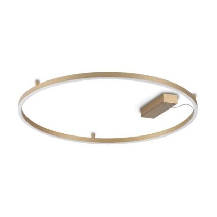 Ideal Lux - LED plafonsko svetlo ORACLE SLIM LED/37W/230V 3000K CRI 90 prečnik 70 cm zlatna
