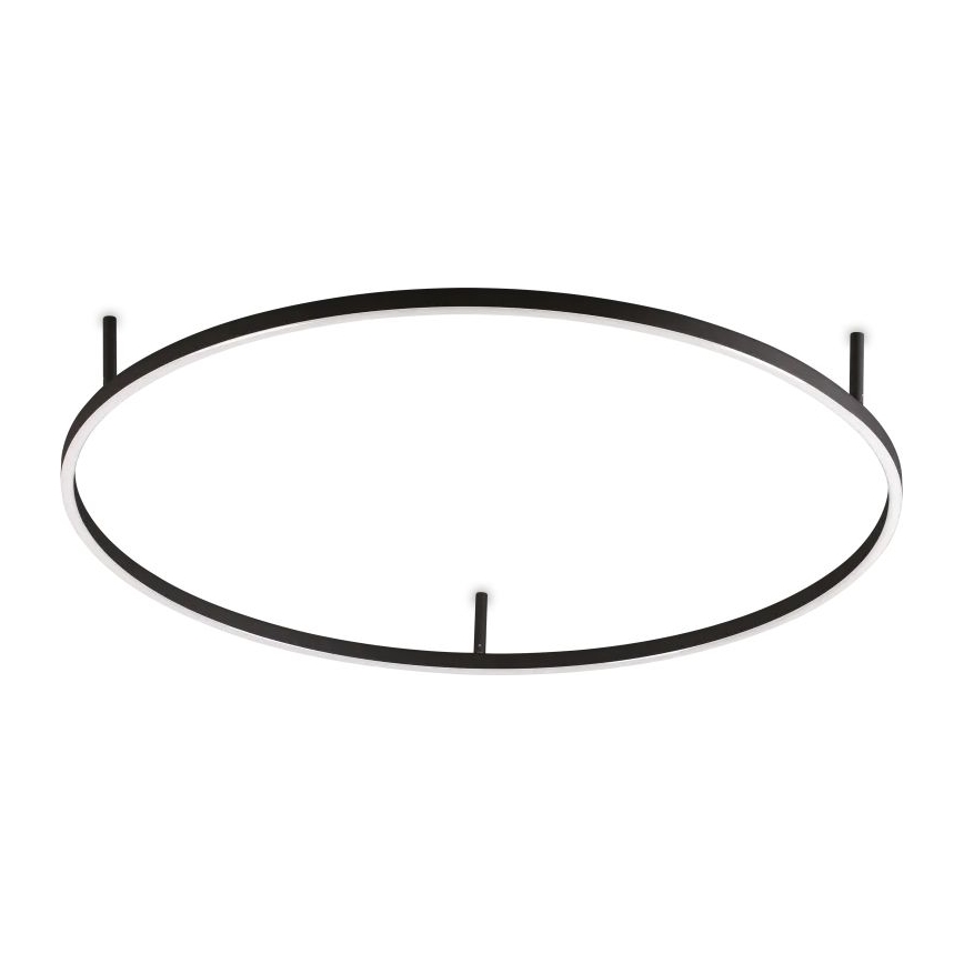 Ideal Lux - LED plafonsko svetlo ORACLE SLIM LED/53W/230V 4000K CRI 90 prečnik 90 cm crna