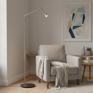 Ideal Lux - LED podna lampa DIESIS LED/4,5W/230V CRI 95 mat hrom