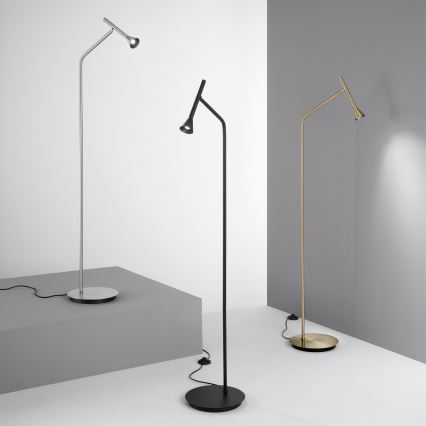 Ideal Lux - LED podna lampa DIESIS LED/4,5W/230V CRI 95 mat hrom