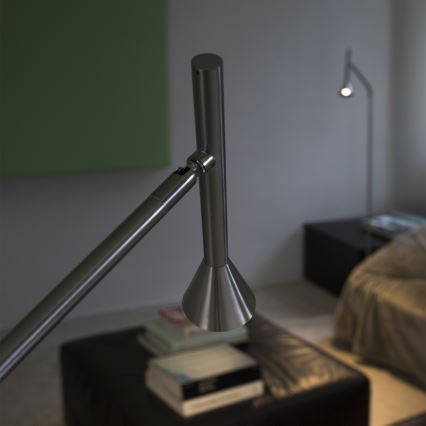 Ideal Lux - LED podna lampa DIESIS LED/4,5W/230V CRI 95 mat hrom