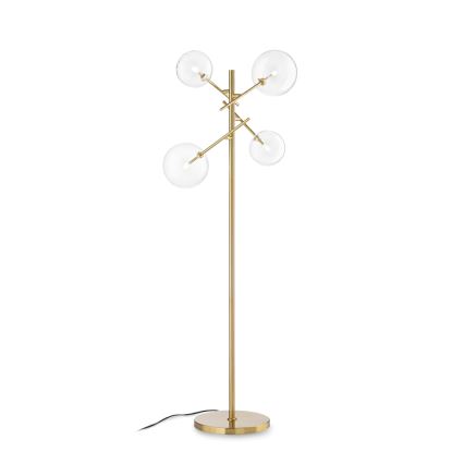 Ideal Lux - LED podna lampa EQUINOXE 4xG4/2W/230V mesing/prozirno