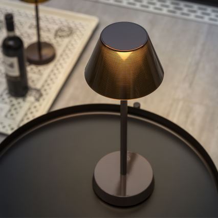 Ideal Lux - LED prigušiva dodirna lampa LOLITA LED/2,8W/5V 2200 mAh IP54 braon