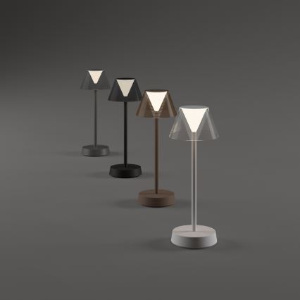 Ideal Lux - LED prigušiva dodirna lampa LOLITA LED/2,8W/5V 2200 mAh IP54 braon