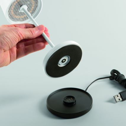 Ideal Lux - LED prigušiva dodirna spoljašnja stona lampa CUTE LED/2,5W/3,7V 3000 mAh USB 2200-2700K IP65 bela