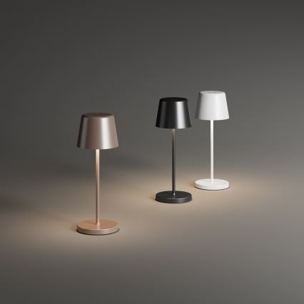 Ideal Lux - LED prigušiva dodirna spoljašnja stona lampa CUTE LED/2,5W/3,7V USB 2200-2700K IP65 crna