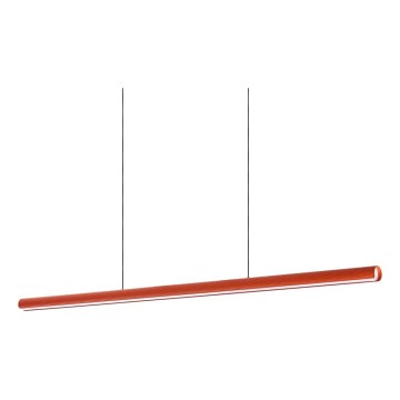 Ideal Lux - LED prigušiva luster na sajli DORICA LED/35W/230V CRI 90 140 cm narandžasta