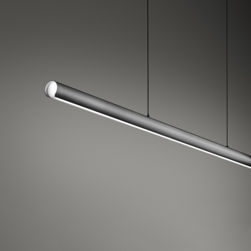 Ideal Lux - LED prigušiva luster na sajli DORICA LED/35W/230V CRI 90 140 cm siva