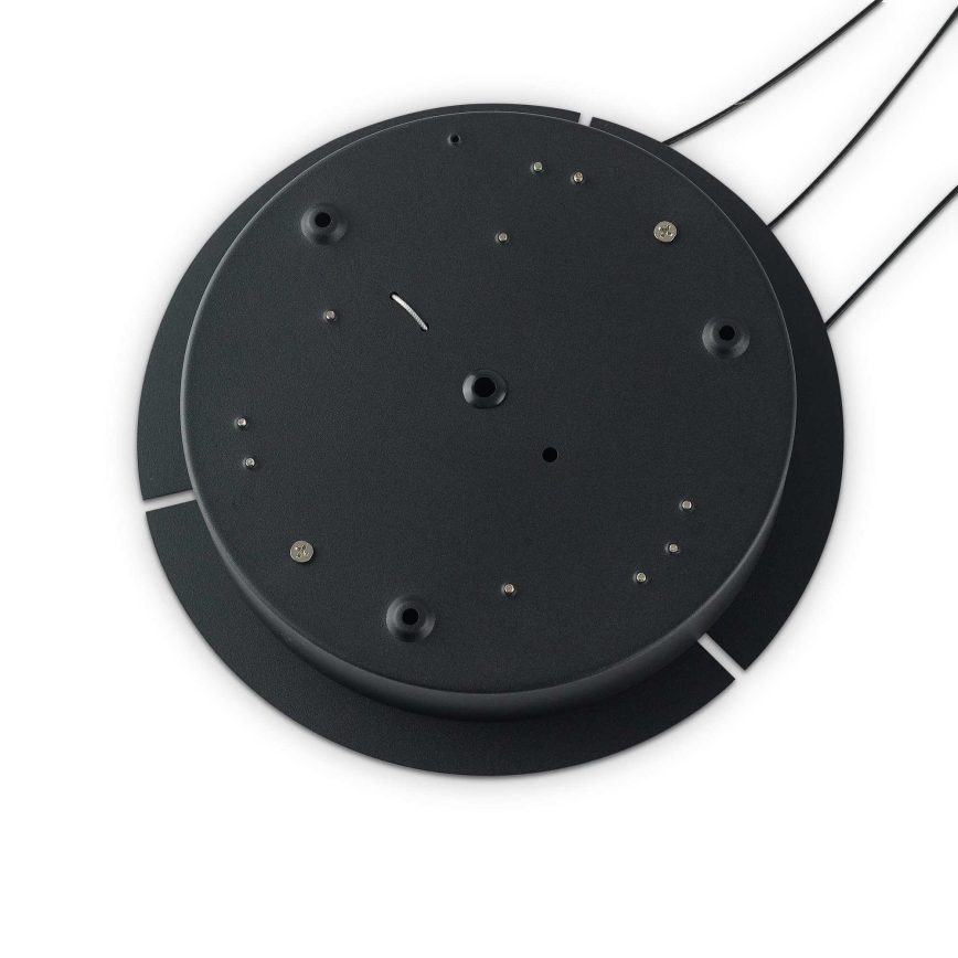Ideal Lux - LED prigušiva luster na sajli OZ LED/48W/230V Ø 60 cm CRI 90 crna