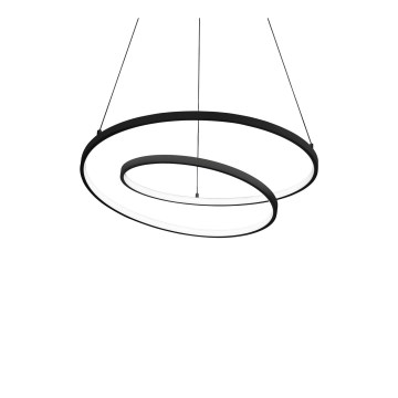 Ideal Lux - LED prigušiva luster na sajli OZ LED/48W/230V Ø 60 cm CRI 90 crna