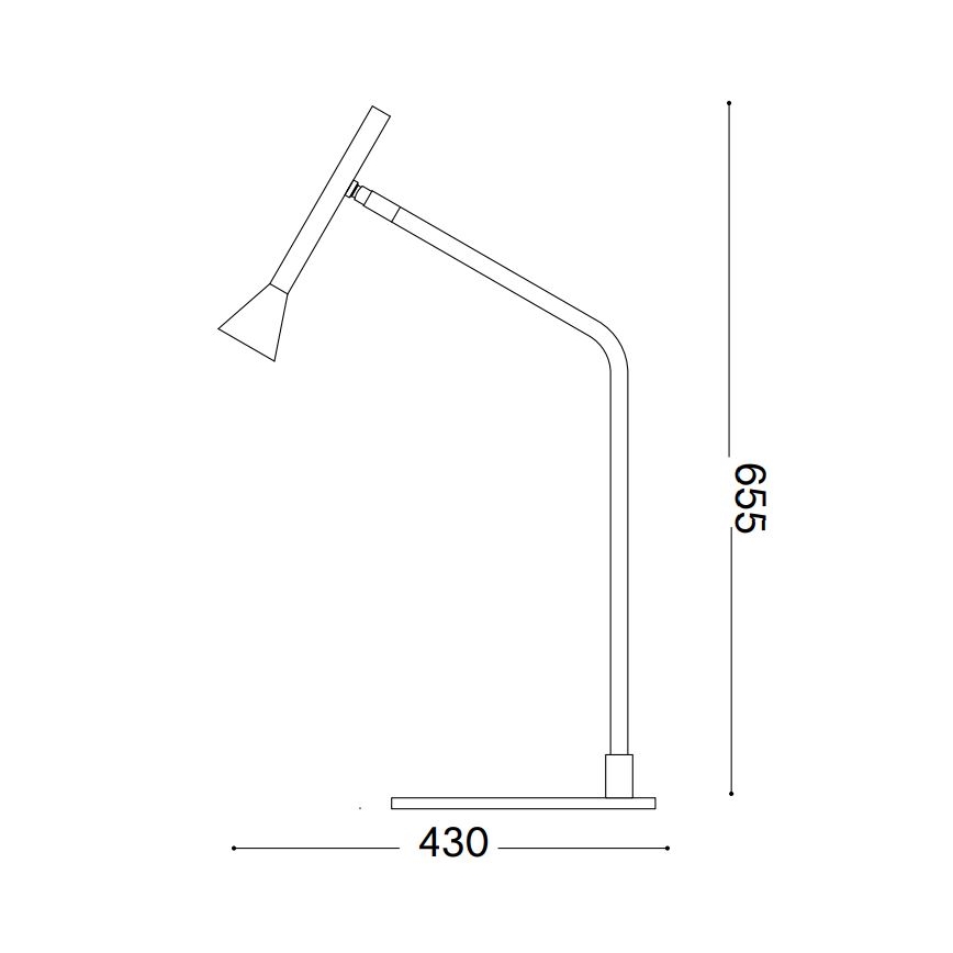 Ideal Lux - LED prigušiva dodirna stona lampa DIESIS LED/6,5W/230V CRI 90 zlatna