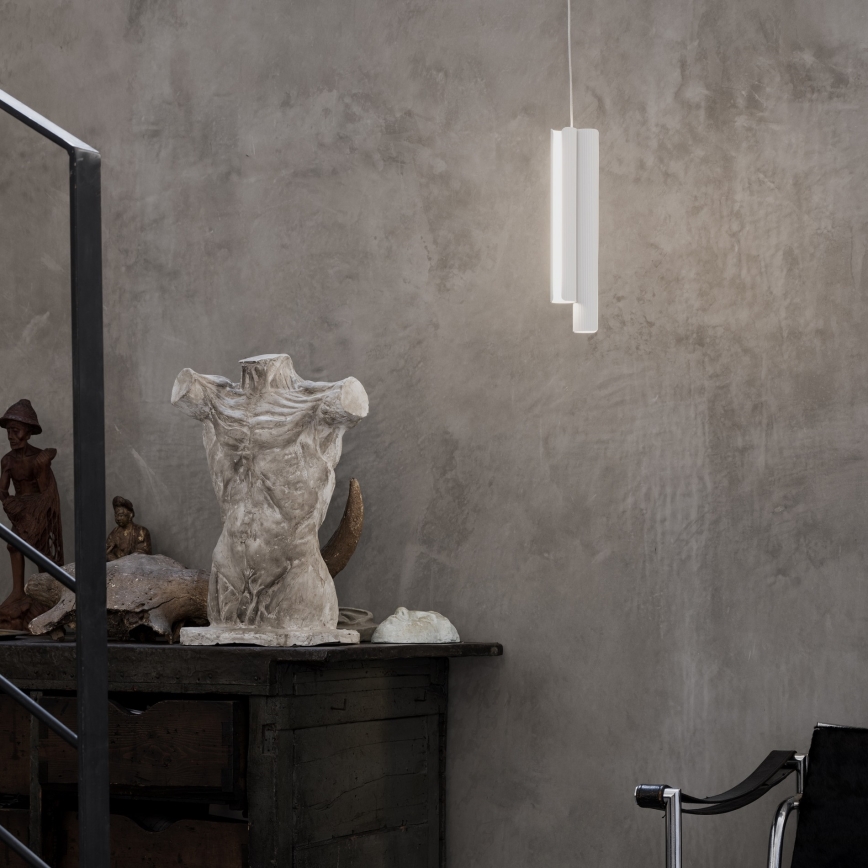 Ideal Lux - LED prigušiva luster na sajli DORICA 3xLED/9W/230V CRI 90 prečnik 9,5 cm bela